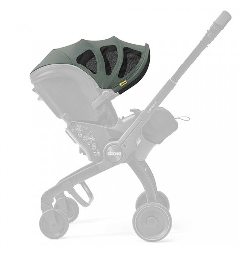 Doona - X Letni daszek do wózka/fotelika | Forest Grey